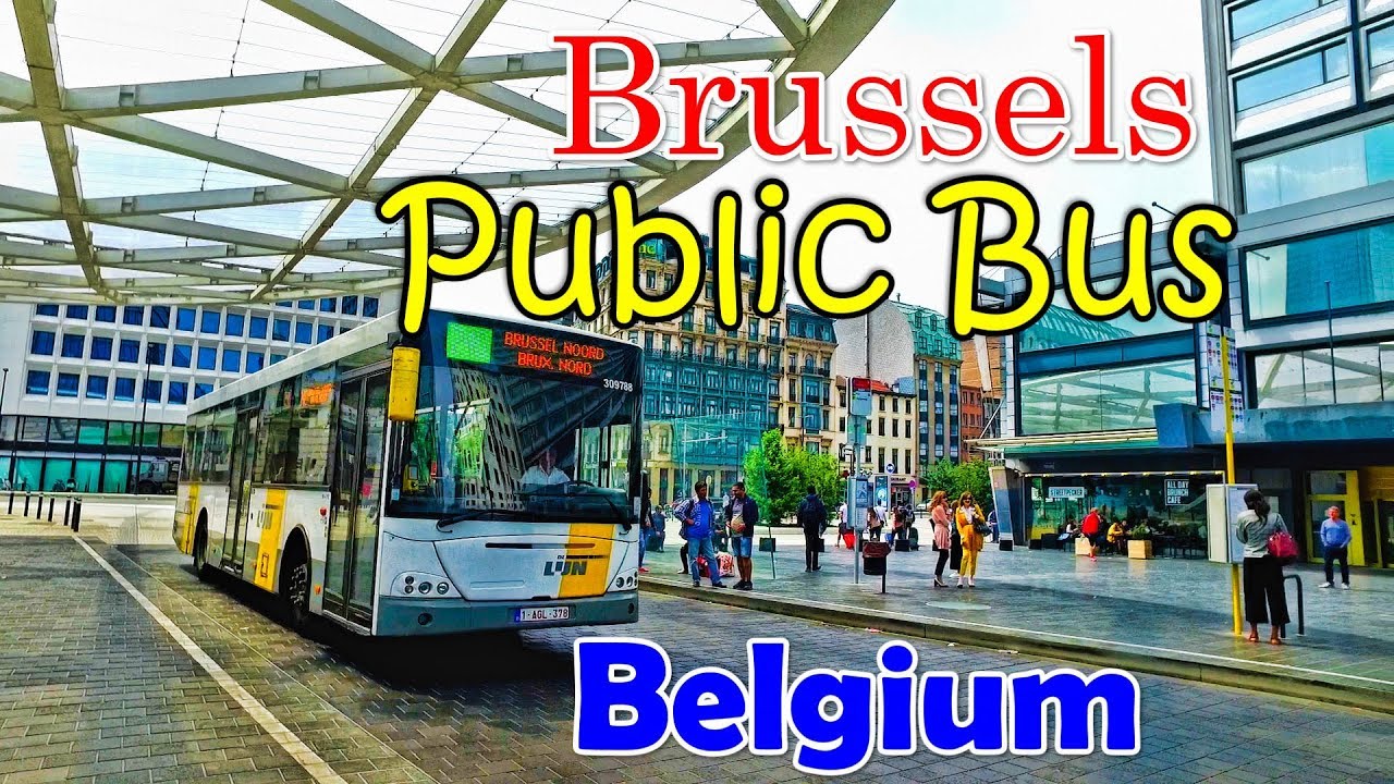 Brussels Public Bus Ride De Lijn Belgium Youtube