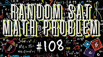 Random SAT Math Problem #108 (Japa Beads) - Outlier and Line of Best Fit
