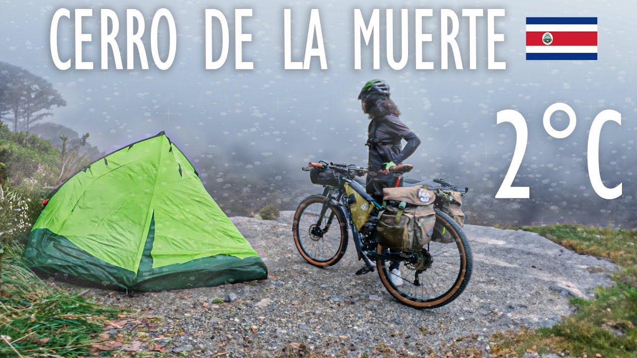 24h Acampando en el CERRO DE LA MUERTE | ¡Bikepacking Extremo! 🚵🏼‍♂️❄️