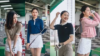 Golf Outfits Haul｜ゴルフウェア新調した！｜购物开箱｜高尔夫球穿搭⛳高级休闲・城市运动