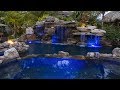 Lucas Lagoons - Siesta Key Rock Waterfall Pool with Grotto, Spa and Stream