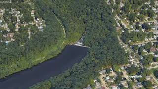 Gorge Dam in Akron and Cuyahoga Falls, Ohio