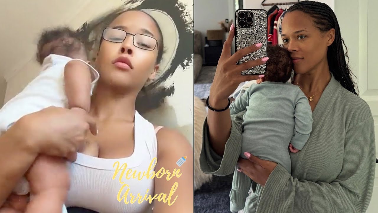 Joey Bada$$ & Serayah's Son Attempts To Run Out Of Mommy's Arms! 💪🏾