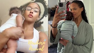 Joey Bada Serayah s Son Attempts To Run Out Of Mommy s Arms