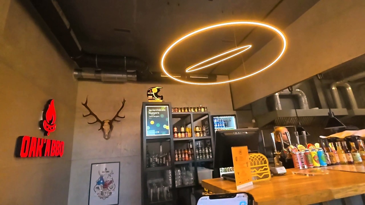 POV: Food Delivery in Riga | Oak’a Burger Order + Riga City Drive
