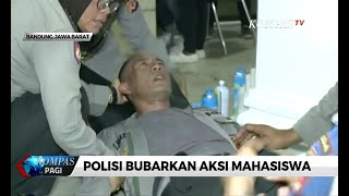 Download lagu Sempat Bentrok, Unjuk Rasa Mahasiswa di Bandung Dibubarkan Paksa
