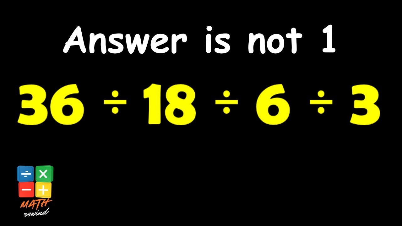 Can You Solve This Math Problem Super Fast? - YouTube