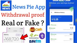 News pie App withdrawal proof_News pie App payment proof// News pie App real or Fake_News pie review screenshot 2