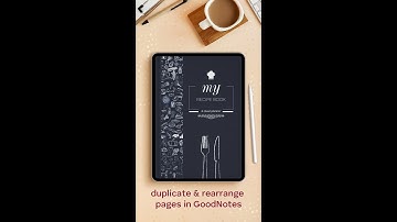 How to duplicate pages in GoodNotes (in big files with many pages)