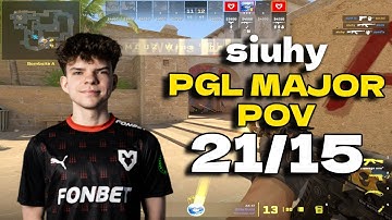 CS2 POV MOUZ siuhy (21/15) vs Spirit (Mirage) PGL CS2 Major Copenhagen 2024 Europe RMR B