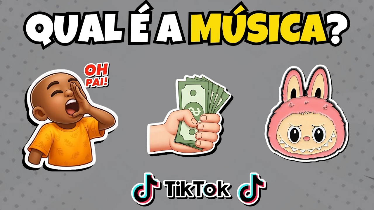🎶 ADIVINHE A MÚSICA DO TIKTOK com EMOJIS 2025 😍 | SEM PALAVRÃO | quem está cantando? #3 