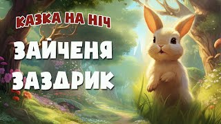 ⭐Казки українською мовою - Зайченя Заздрик - Аудіоказка на ніч