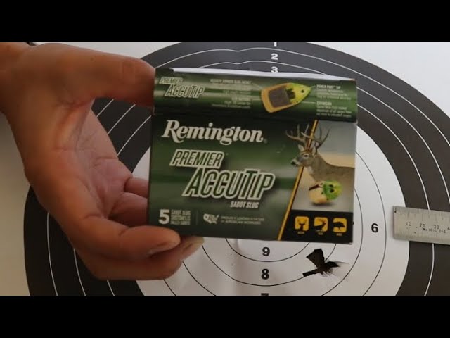 サボットスラッグ弾 Remington PREMIER ACCU TIP について - YouTube