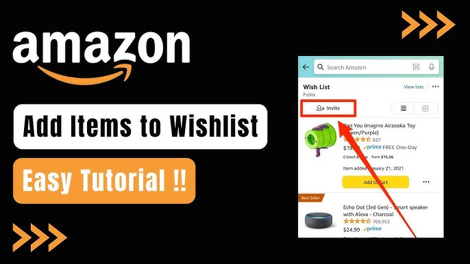 How to Add Items to  Wish List 