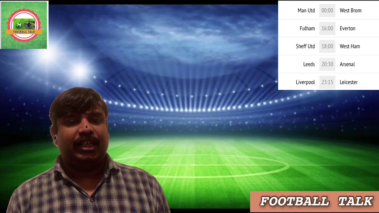 EPL TOMORROW MATCH SCHEDULE YouTube