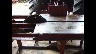 PTO Driven Sawbench With Sliding Table