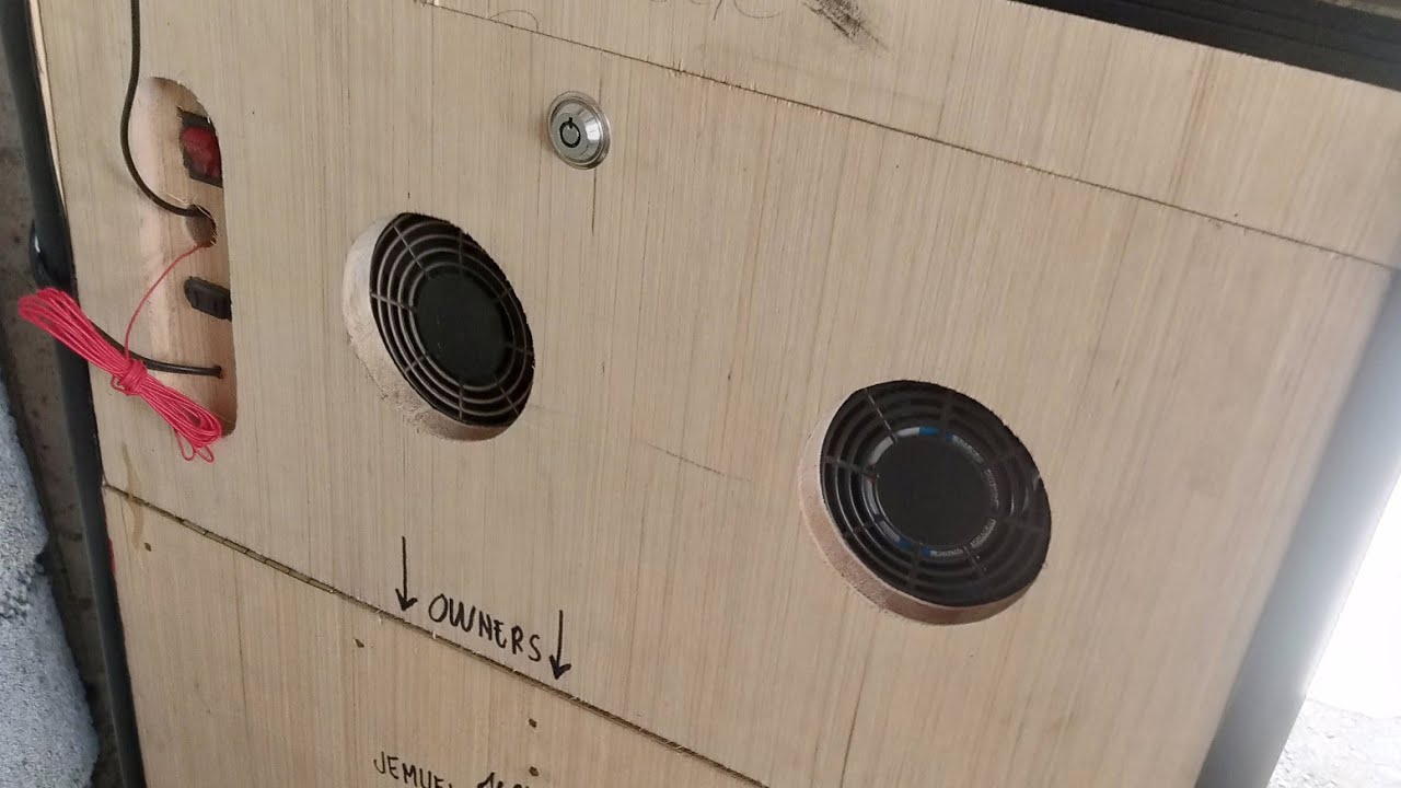 12V FAN INSTALLATION FOR VIDEOKE MACHINE