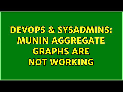 DevOps & SysAdmins: Munin aggregate graphs are not working