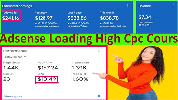 Google AdSense Loading | Proof | AdSense Loading Method 2023 | 100% Safe Method | 60$ Per Day