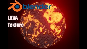 how to add a nice looking lava texture in BLENDER 2.8 || TUTORIAL ||