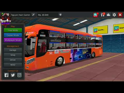 Hướng Dẫn Mod Skin Bus Simulator indonesia nhà xe Phương Trang Sóc Trăng | Nguyễn Nam Gamer