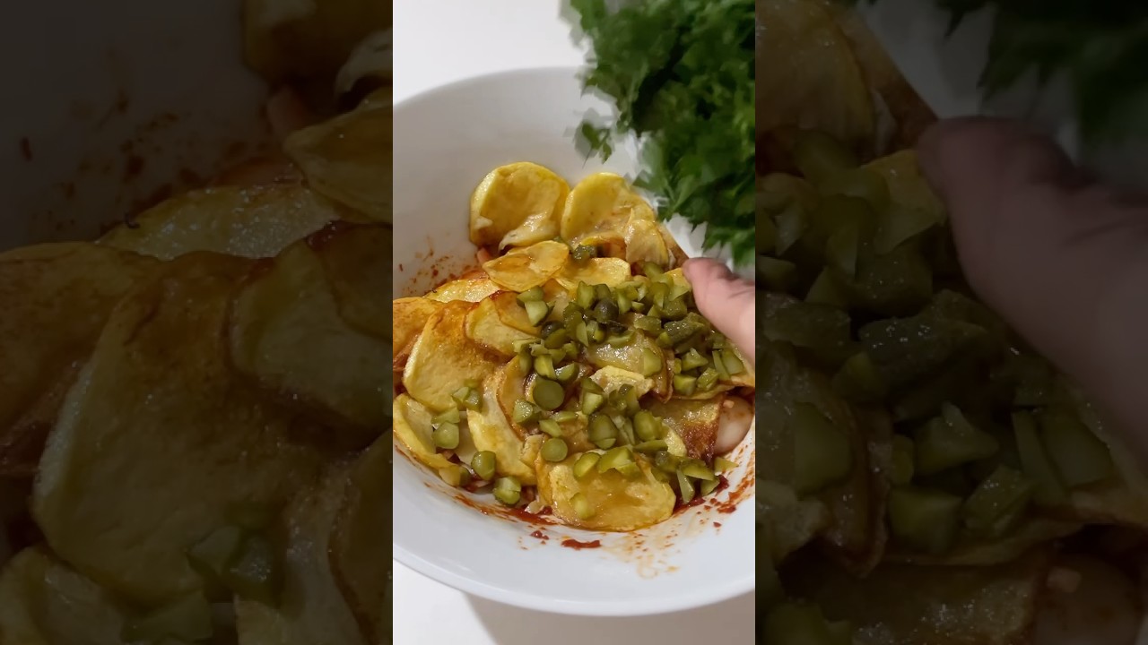 Tarif yorumlarda 👇 #salatatarifleri #patatessalatası #salatatarifi #saladrecipe #asmryemek