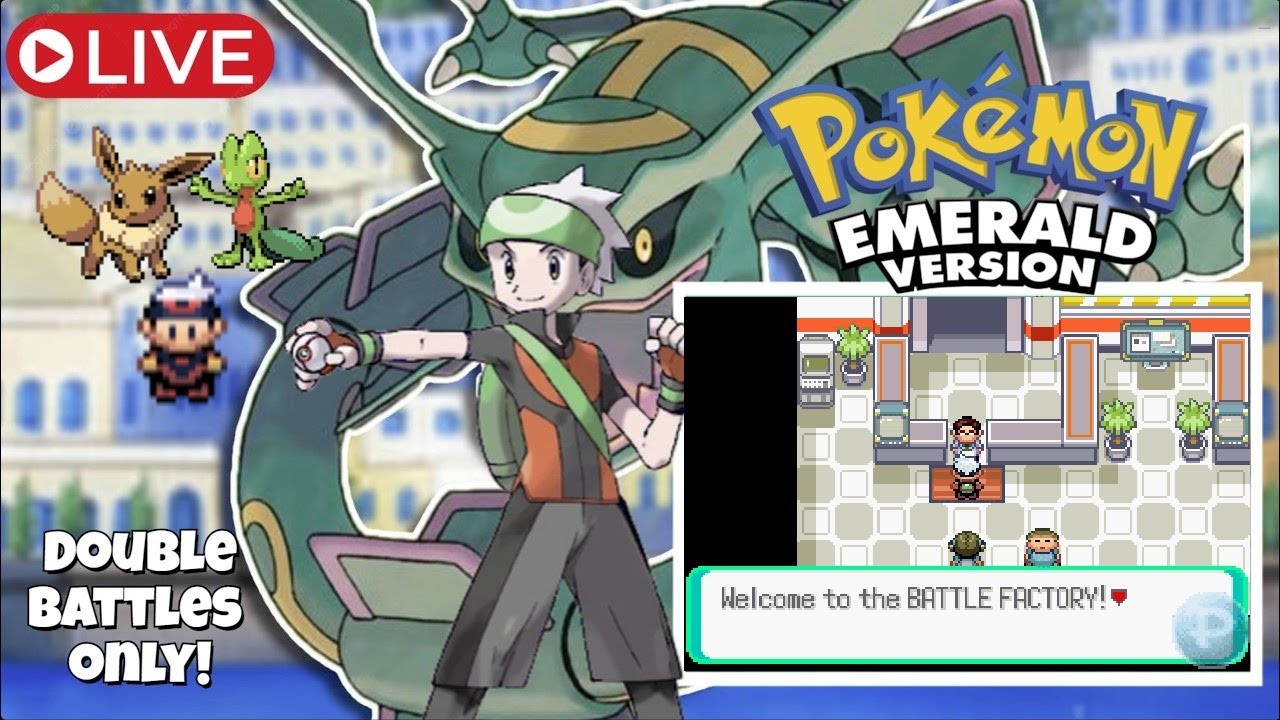 Live: Pokemon Emerald Double Battles Version: Battle Factory Run