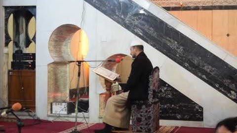 سورة ق للقارئ حسن الزبيدي والأذان الأول يرفعه احمد الجبوري في جامع 17 رمضان