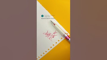 Hareem Signature Design | How To sign the Letter H #shorts