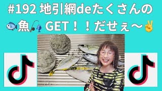 #192地引網deたくさんの🐟魚🎣 GET！！だせぇ〜✌️