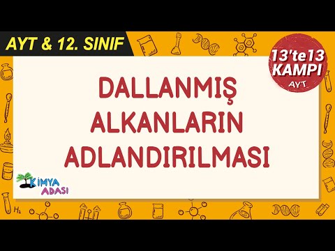 Dallanmış Alkanların Adlandırılması #13te13Kampı #AYTkimya