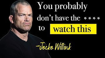 NO EXCUSES, GET IT DONE - Powerful Motivational Speech | Jocko Willink