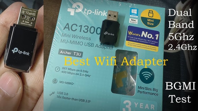 Over Max Speed ** TP-Link AC1300 Wifi Adapter Test & Realtek Comparison YouTube