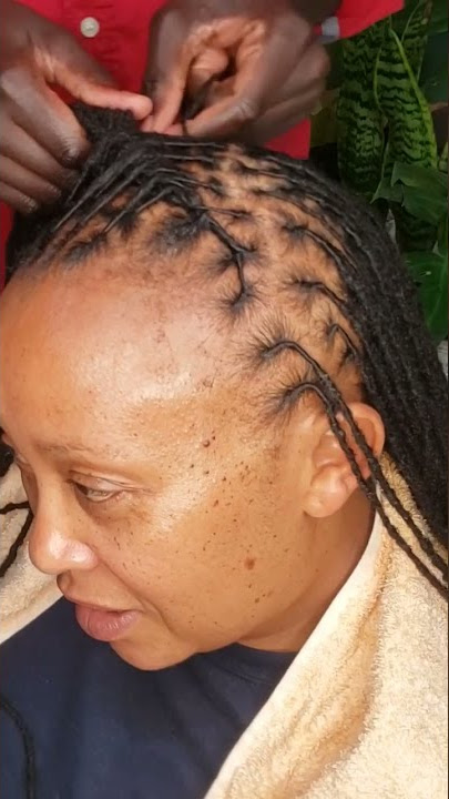 styling a top ban  on long dreadlock|dreadlocks styles #locks #art #transformation #dread