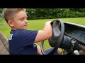 10 years old and already better at driving a stick than some adults.