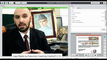 Live Session I.R Lecture#3 I By M Farhan Khan Abbasi