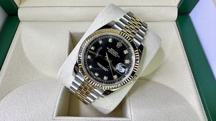 Rolex Datejust 41 Black Diamond Dial Watch 126333