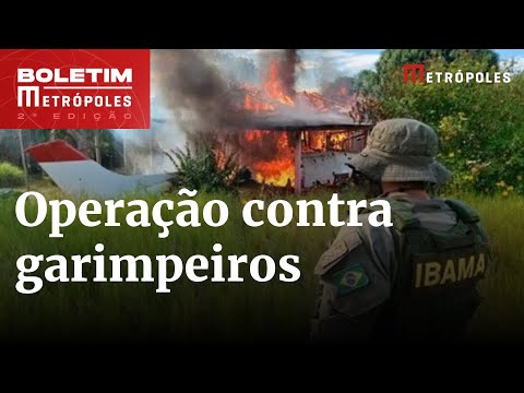 PF e Forças Armadas iniciam operação para destruir maquinário do garimpo ilegal | Boletim Metrópoles