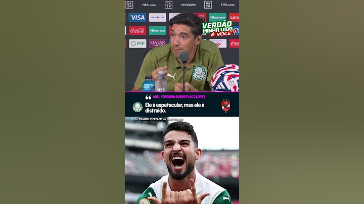 🚨ABEL FERREIRA ELOGIA FLACO LOPEZ E FAZ UMA OBSERVAÇÃO: "ELE É DISTRAÍDO "