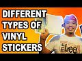 DIFFERENT TYPES OF VINYL STICKERS | HOW TO PRINT SOLID BLACK STICKER? | Marlon Ubaldo