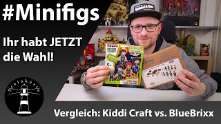 Kommt jetzt der Krieg der Minifiguren? - Neue Minifiguren Kiddicraft Kiddiz vs. BlueBrixx #nolego