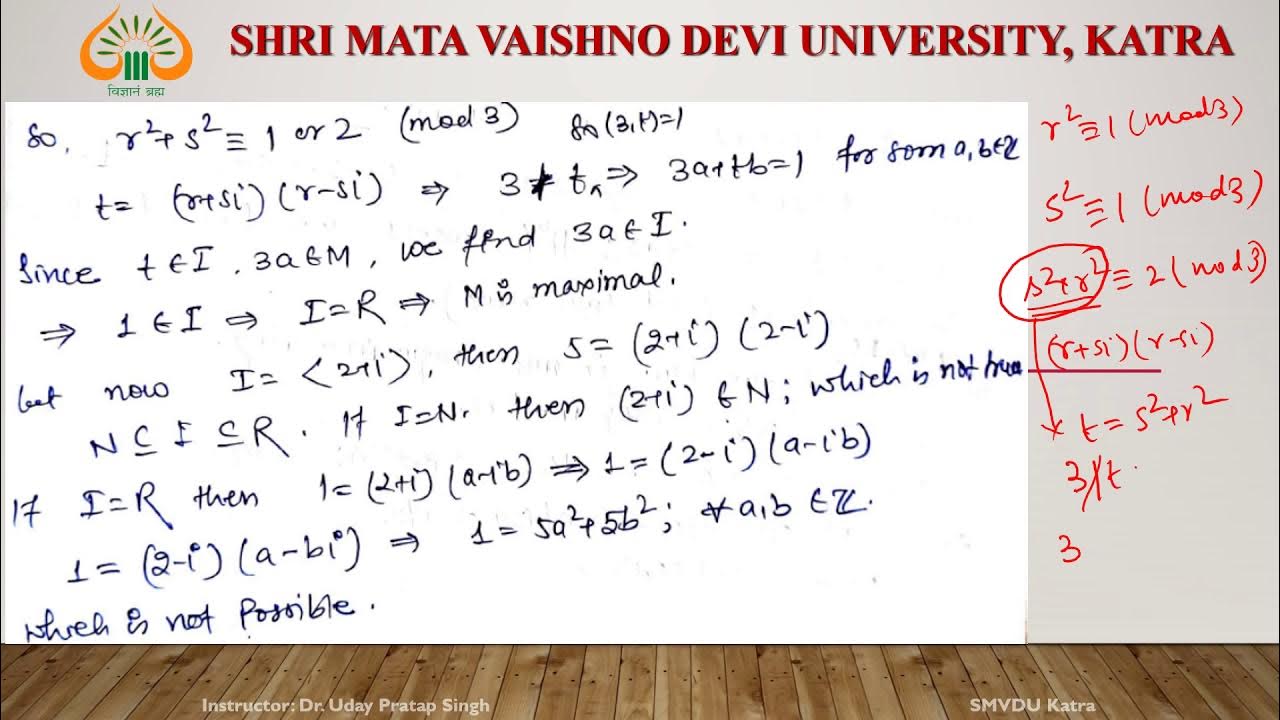Examples of Factor Ring, Maximal Ideal and Prime Ideals (Abstract