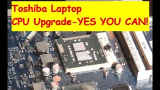 How to: Toshiba L-675- CPU upgrade