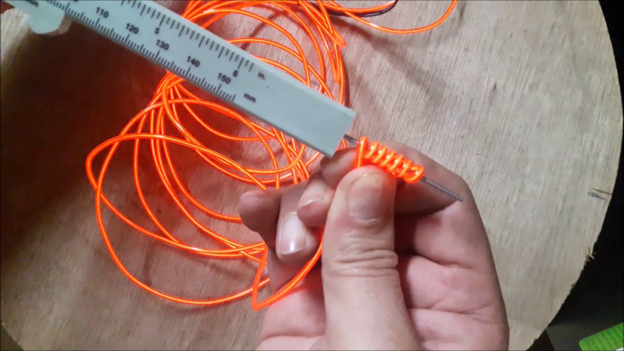 DIY EL wire tutorial: How much can you bend EL wire for your
