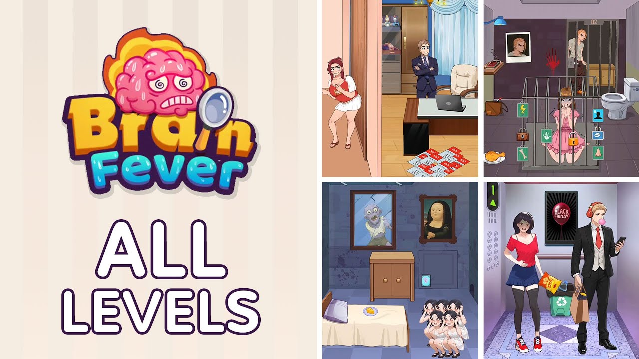 BRAINFEVER ブレイン・フィーバー Brain Fever: Puzzle Game Level 27 Solution Walkthrough - YouTube