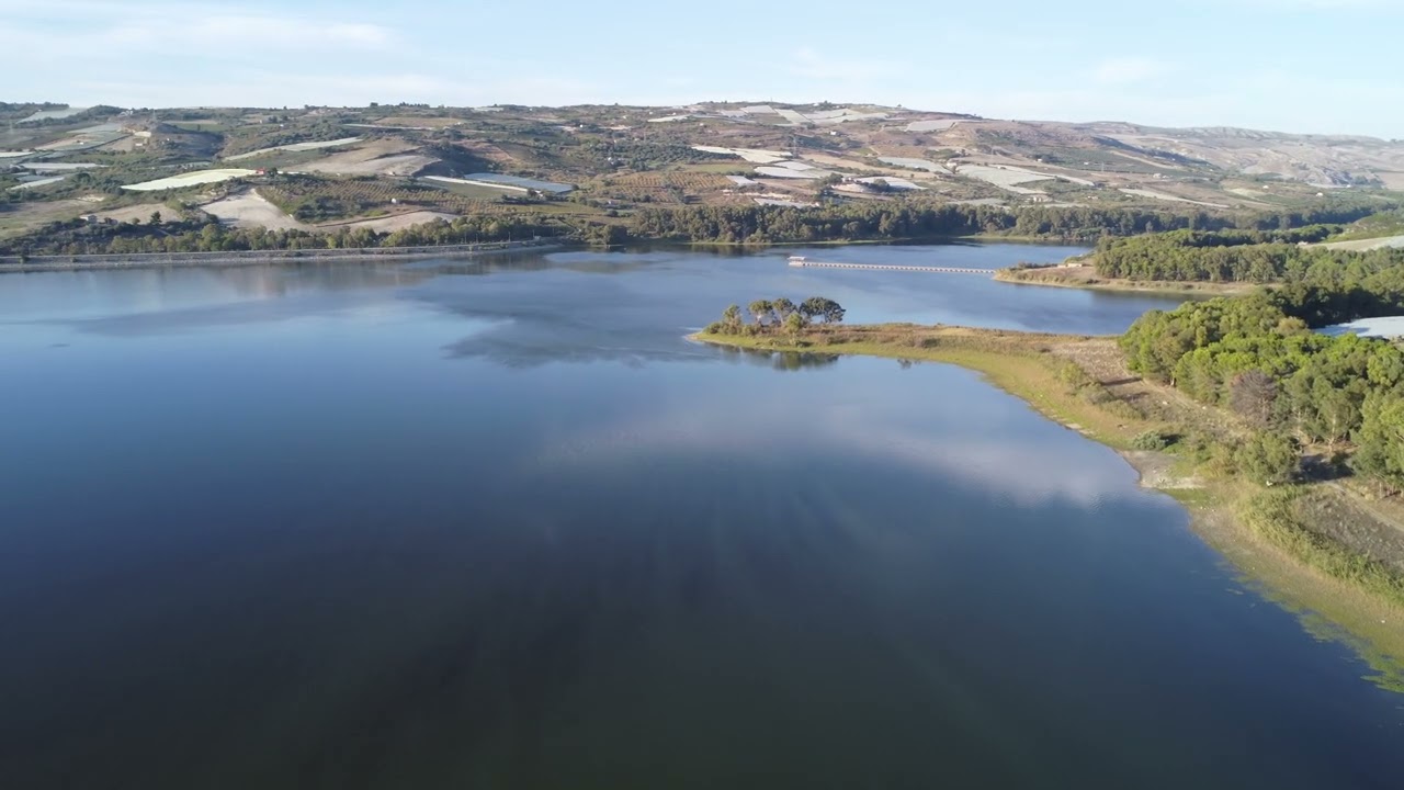 La Diga San Giovanni(Naro) AG Aerial drone 4K