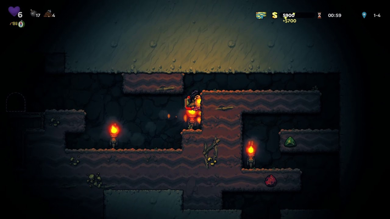 Spelunky 2 Bomb the Guy (Powerpack Edition) YouTube