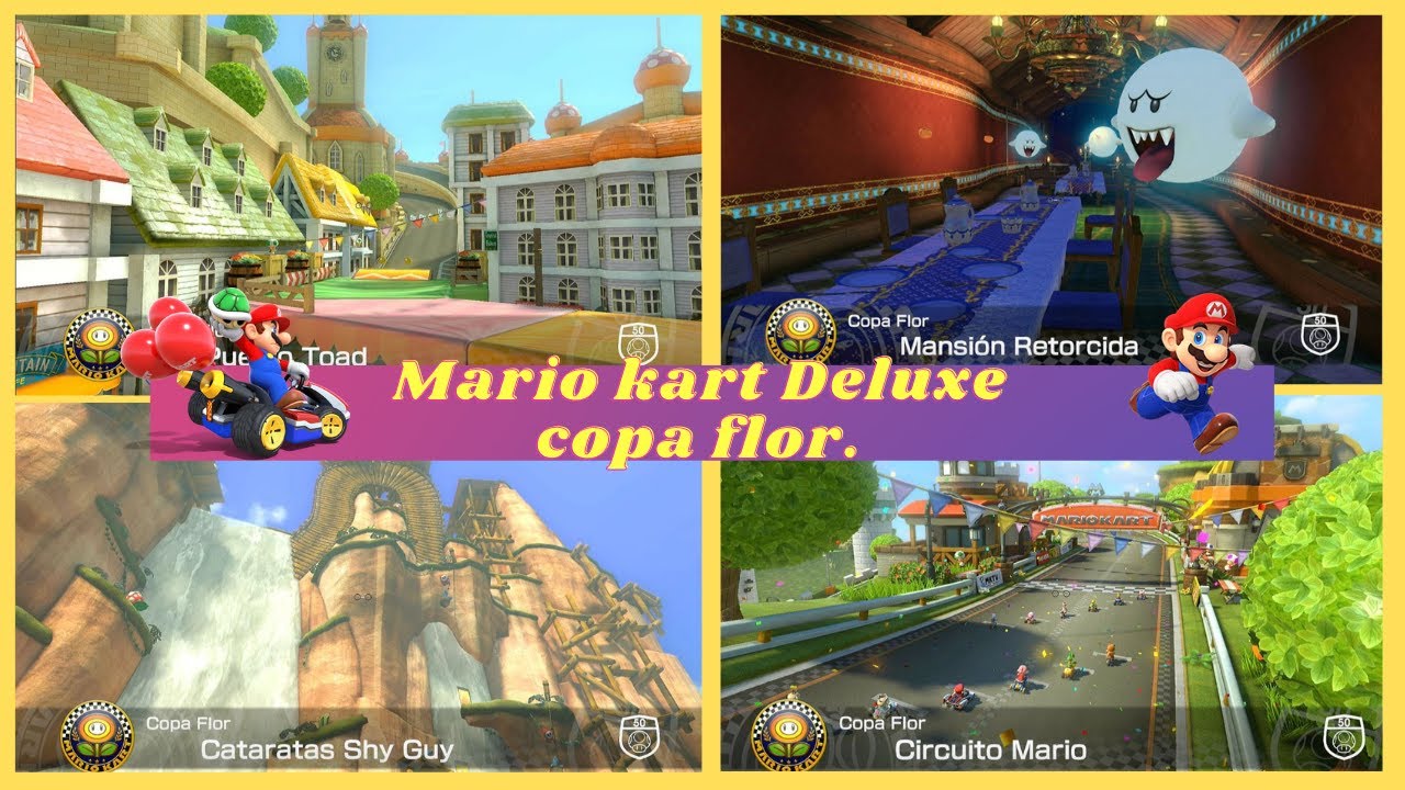 Mario kart copa flor