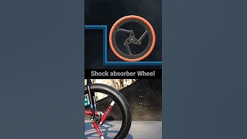 New innovation bicycle shock absorber wheel suspension process #technology #automobile #tech #bike