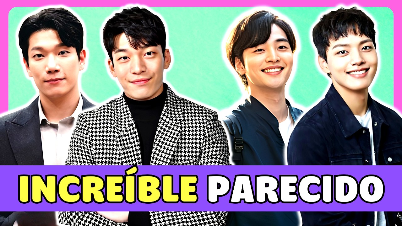 😲 15 ACTORES COREANOS con un PARECIDO ASOMBROSO que CONFUNDEN a los FANS | Son IDÉNTICOS 😱
